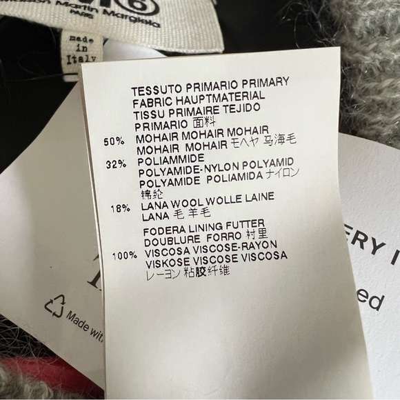 MAISON Martin MARGIELA
Web Knit Wool Mohair Sweater size Small Gray - Picture 12 of 14